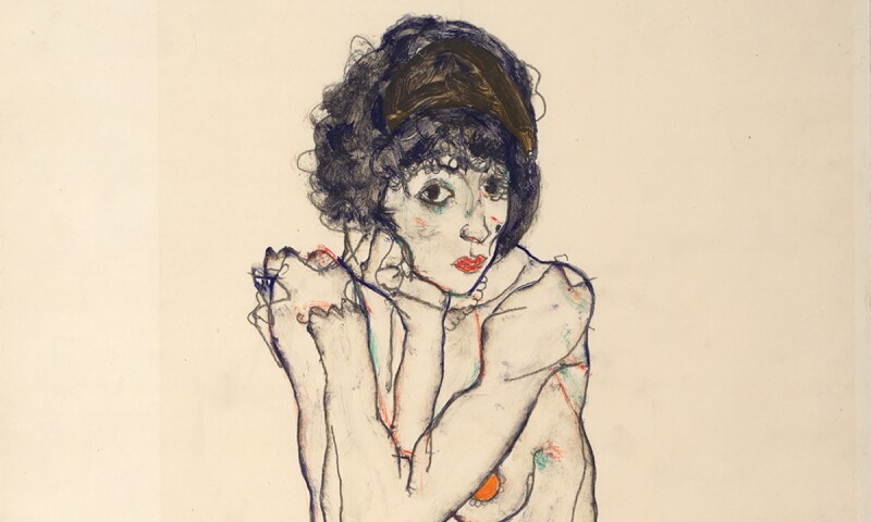 Seated Female Nude, Elbows Resting on Right Knee