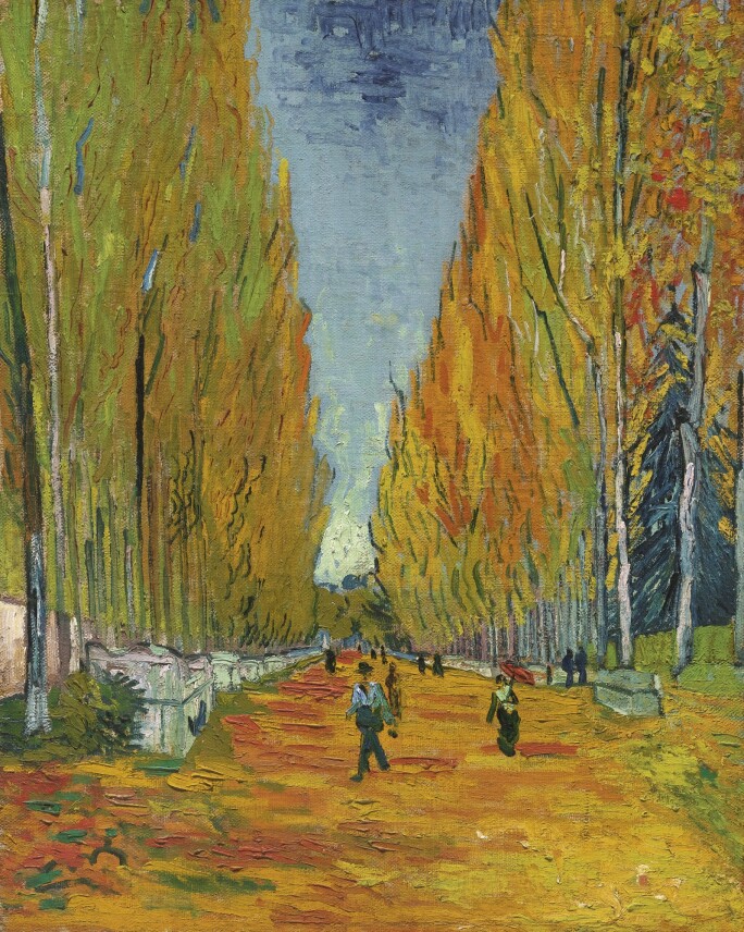 VINCENT VAN GOGH, L'ALLÉE DES ALYSCAMPS