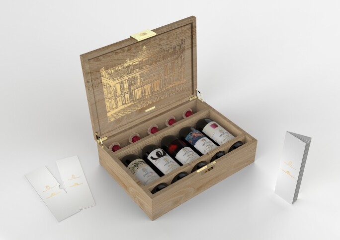 3-D Drawing of Versailles Celebration Case, Courtesy Château Mouton Rothschild.jpg