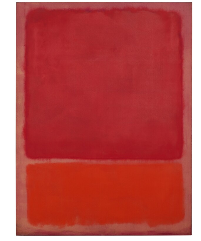 Mark Rothko Untitled (Rot, Orange) 1968