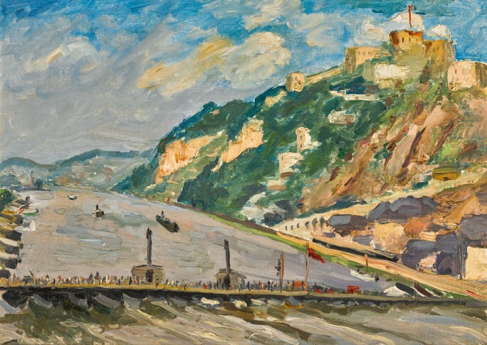 Sir Winston Churchill, On the Rhine. Estimate £70,000–100,000.