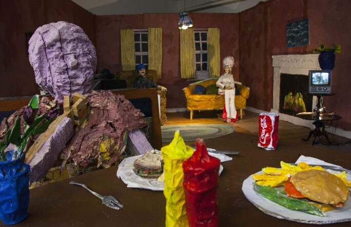 Giordano_Woman Eating with Dolly and clayton background.jpg