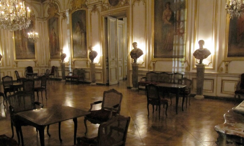 Interior view of the Musée des Arts décoratifs in Strasbourg.