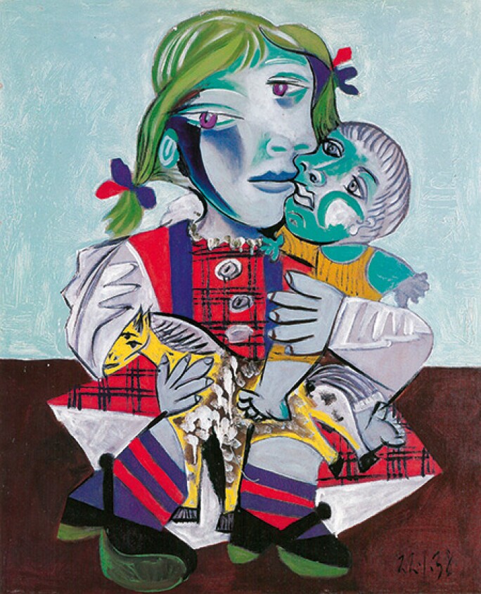 picasso-femme-au-chien-maya-toy-horse-doll.jpg