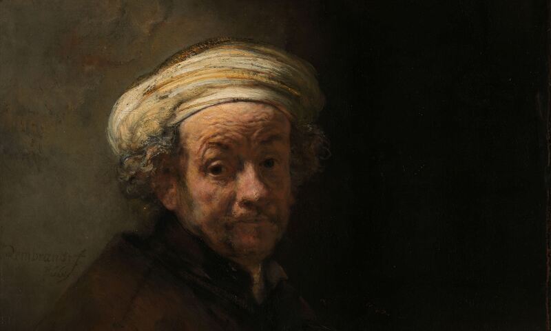 Rembrandt van Rijn, Self Portrait as the Apostle Paul, 1661. Courtesy: Rijksmuseum, Amsterdam.