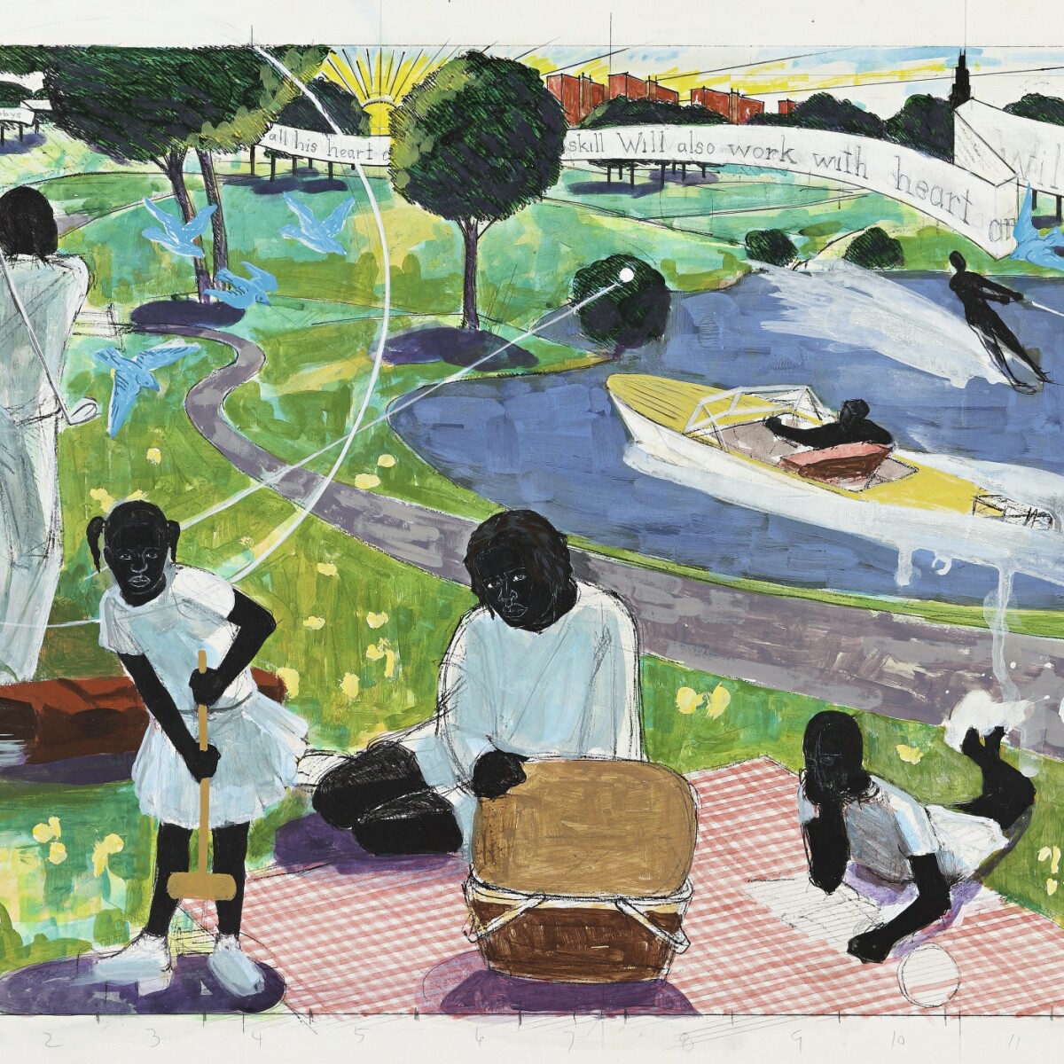 The Study for Kerry James Marshall's Masterpiece Reveals New Insights