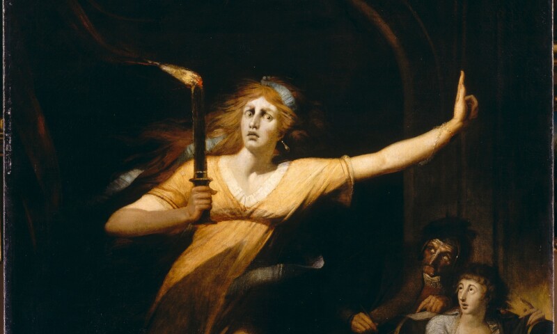 Johann Heinrich Füssli; Lady Macbeth, schlafwandelnd; um 1783
