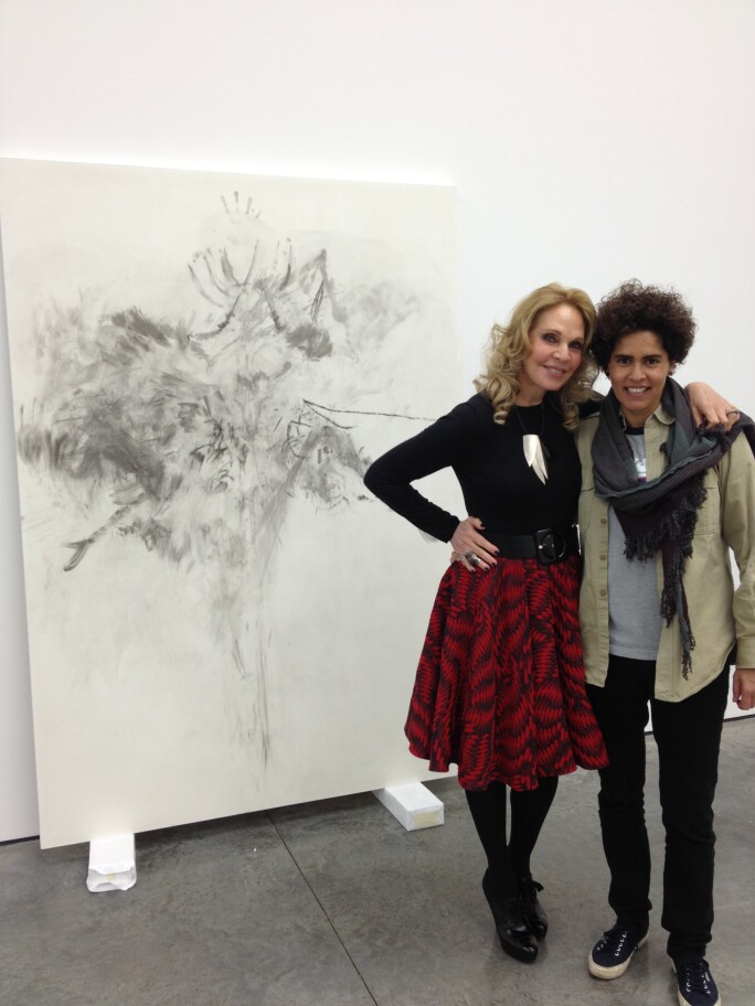 Tiqui Atencio and Julie Mehretu
