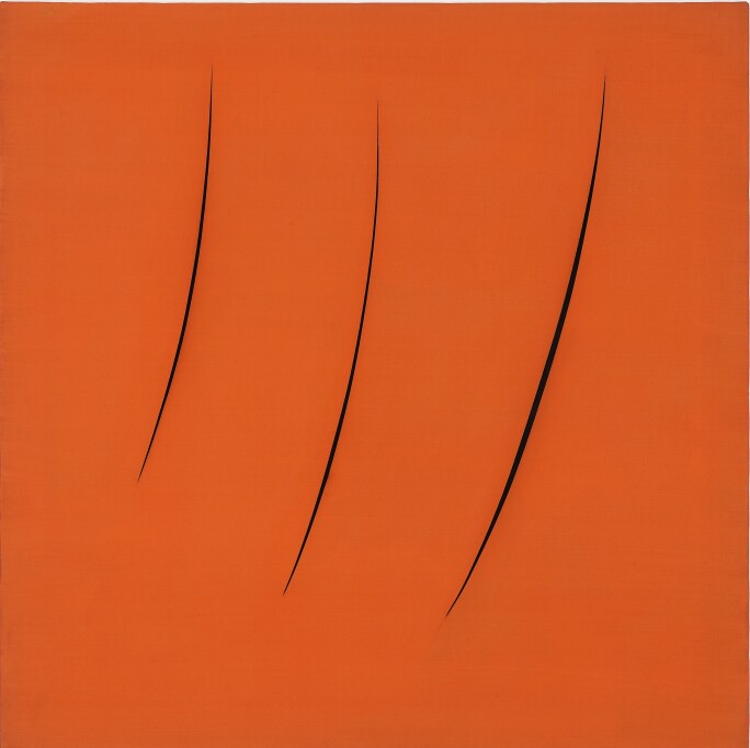 Lucio Fontana, Neon Structure for the Ninth Milan Triennial, 1959.