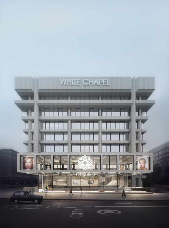 Exterior Rendering of Fotografiska.