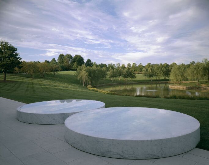 Felix Gonzalez-Torres's Untitled, 1992–95, installed on Glenstone's grounds