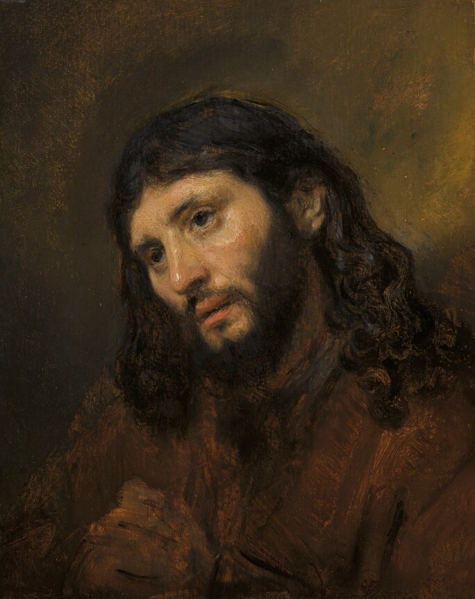 Rembrandt van Rijn, Study of the Head of a Young Man, circa 1655