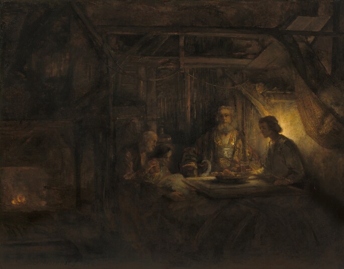 Rembrandt van Rijn, Philemon and Baucis