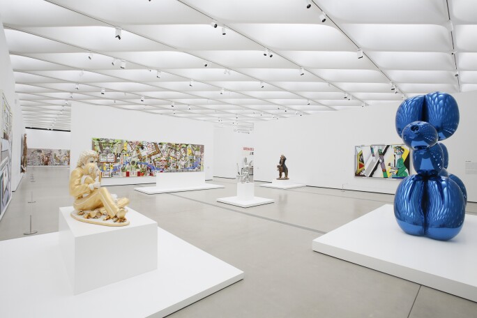 The Broad museum gallery