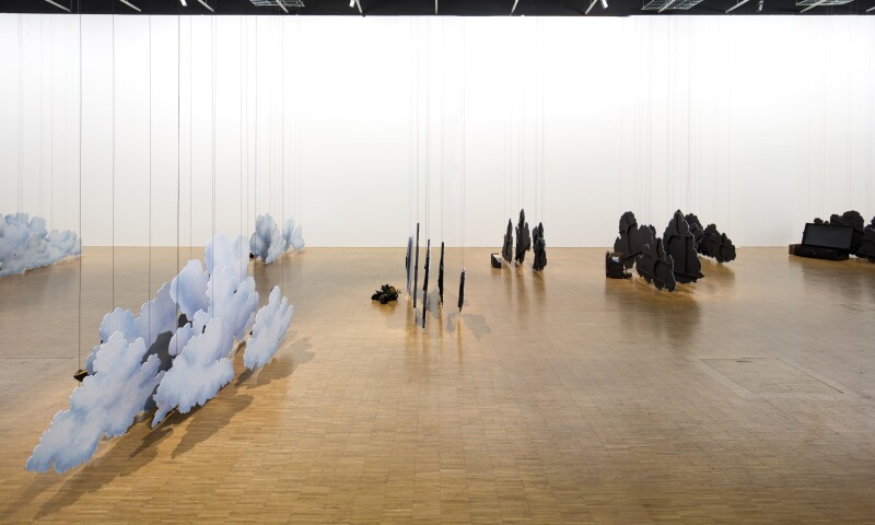 Installation View, Latifa Echakhch, L’air du temps