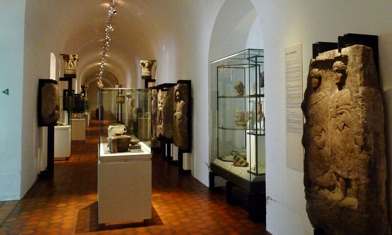 Interior view of the Musée Archéologique de Strasbourg.