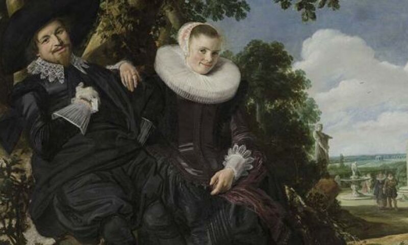 Frans Hals, Marriage Portrait of Isaac Massa and Beatrix van der Laen