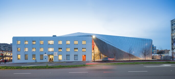 Exterior View, Berkeley Art Museum & Pacific Film Archive