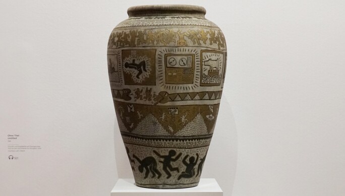 Keith Haring Vase