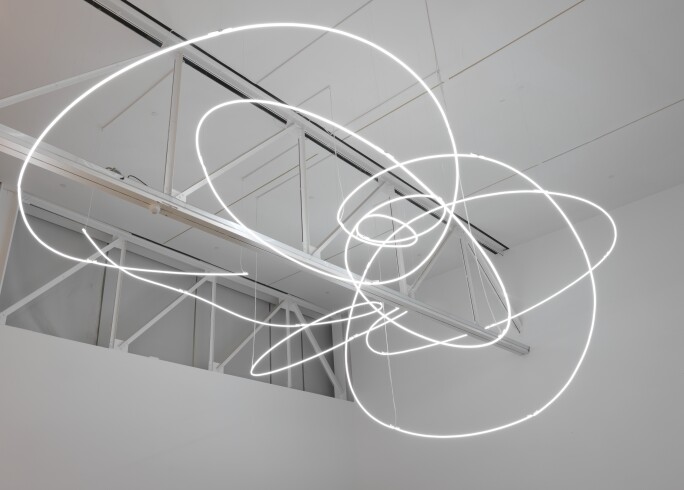 Lucio Fontana, Neon Structure for the Ninth Milan Triennial, 1951/2019.