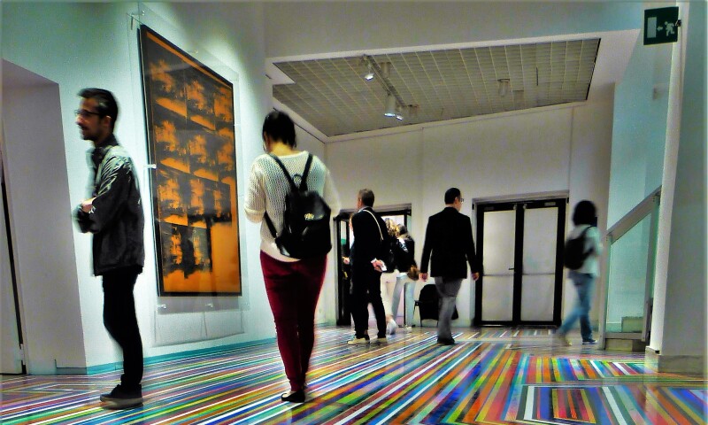 Interior view of the GAM in Turin.
