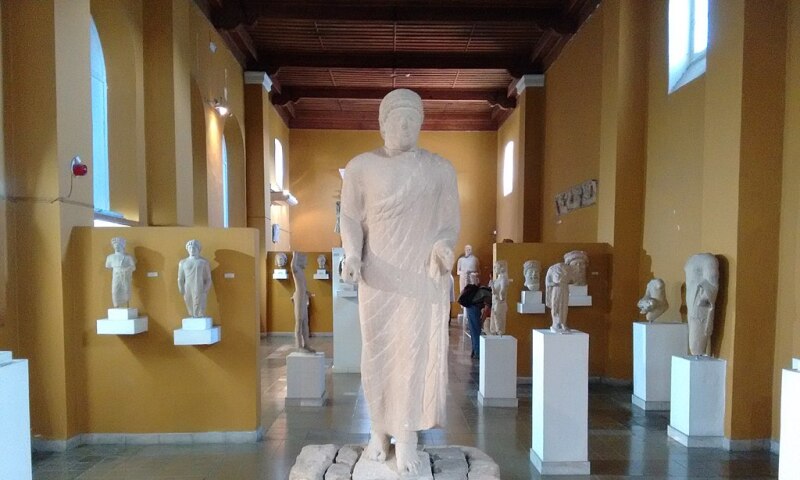 Interior view of the Cyprus Museum.