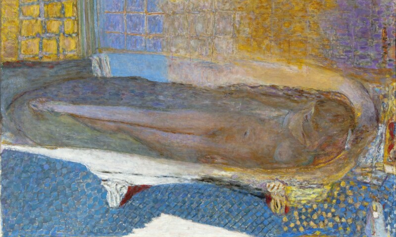Nu dans le bain