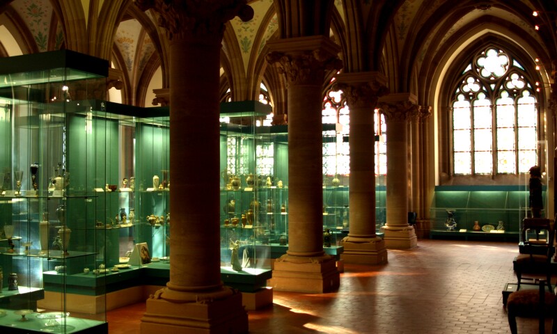 Interior view of Knights’ Hall at the Germanisches Nationalmuseum.