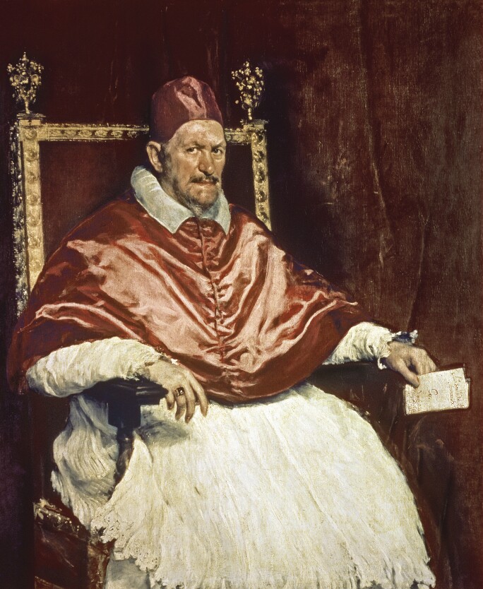 Portrait of Pope Innocent X (1574-1655), 1650 (oil on canvas)