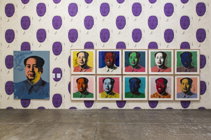 The Andy Warhol Museum, Pittsburgh, floor 4 - Mao installation