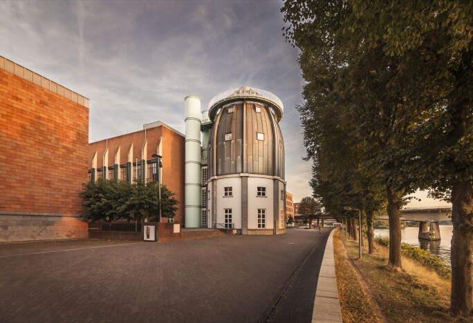 An exterior view of the Bonnefantenmuseum