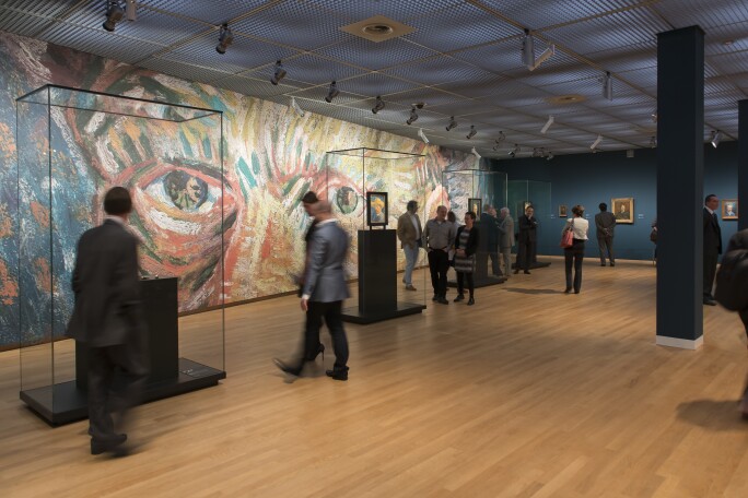 A photograph of a gallery in the Van Gogh Museum. Photo by Jan-Kees Steenman.