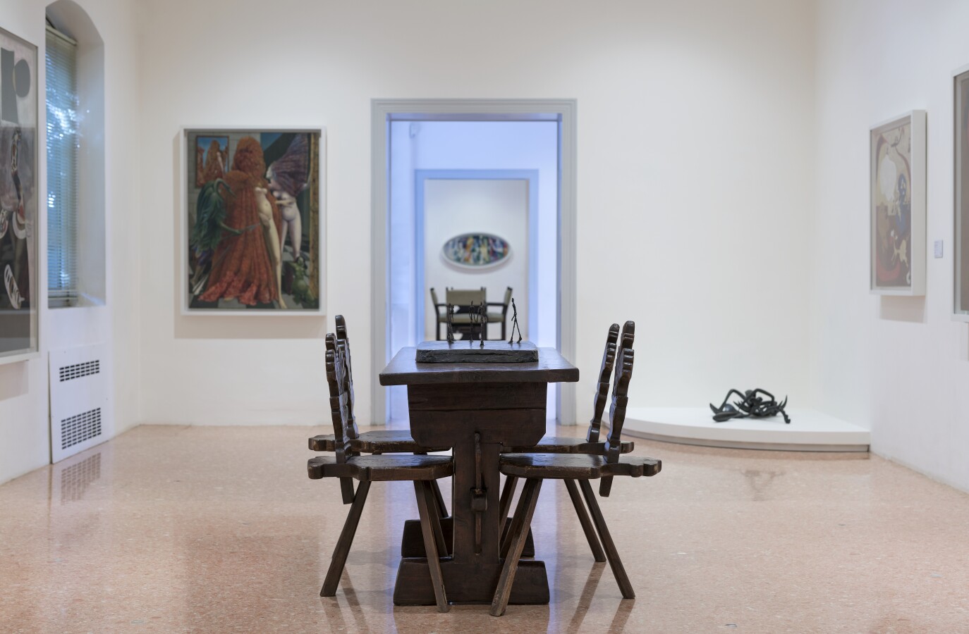 The interior of the Peggy Guggenheim Collection