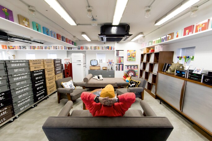 Nigo with collection