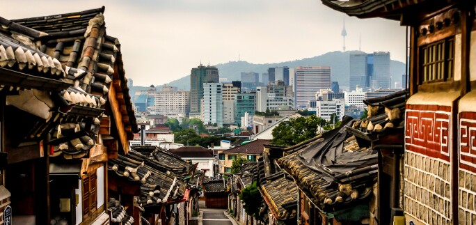 Bukchon Hanok Village, Seoul, South Korea. Photo: Doug Sun Beams, CC.