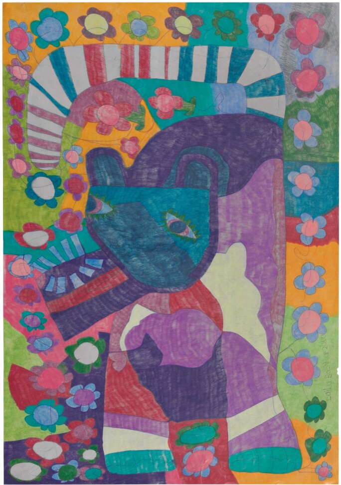 Laila Bachtiar, Löwe im Dschungel, 2000