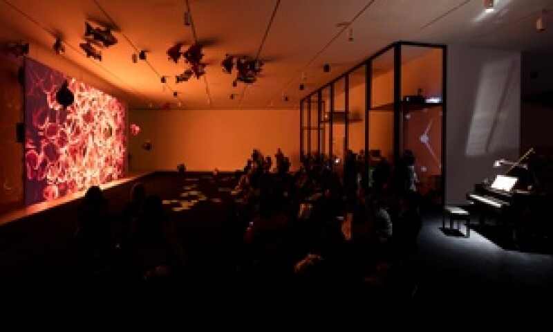 Installation view of Philippe Parreno: La levadura y el anfitrión, Museo Jumex, Mexico, 2017-2018