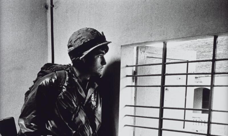 The Battle for the City of Hue, South Vietnam, US Marine Inside Civilian House 1968, printed 2013 by Don McCullin born 1935