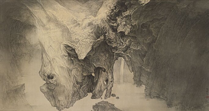 chinese-ink-li-huayi-immortal-mountain-pureland-light.jpg