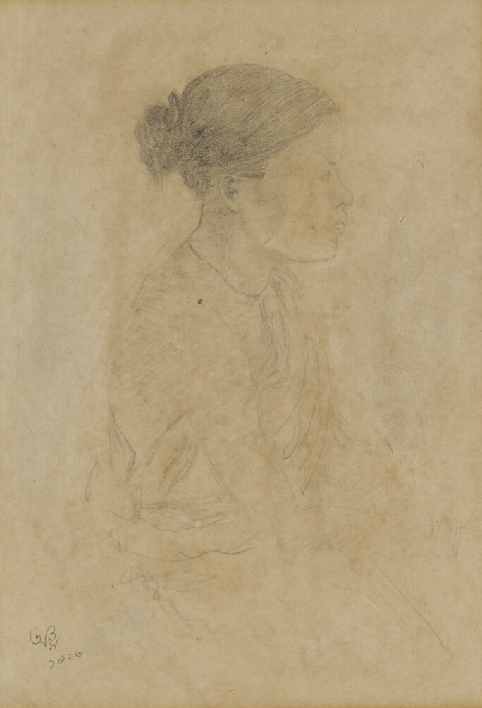 A portrait of a woman.