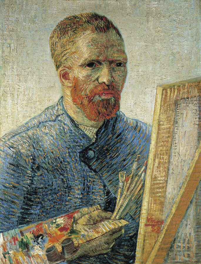 Self Portrait as a Painter, 1888 (oil on canvas)