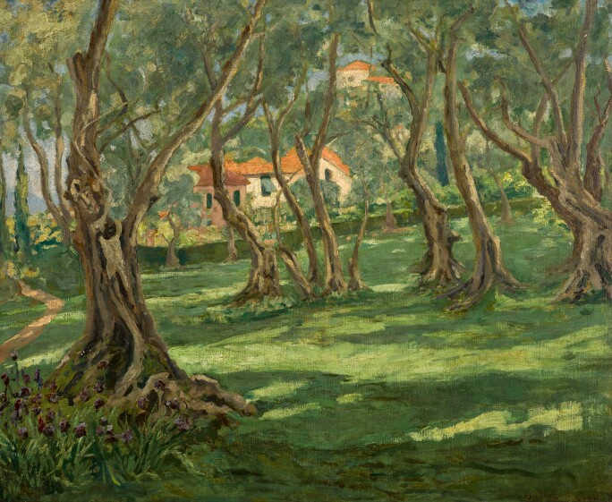 Sir Winston Churchill, La Dragonnière, Cap Martin, 1937