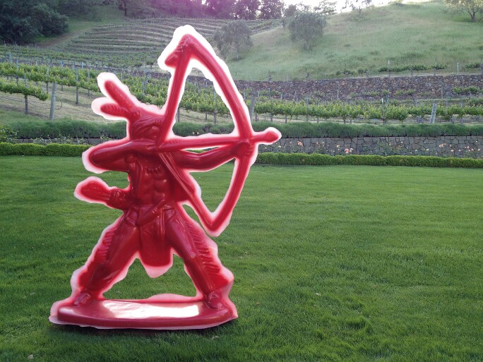 A Yoram Wolberger sculpture
