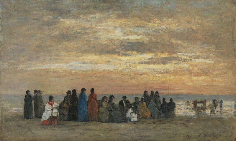 Figures on the Beach in Trouville