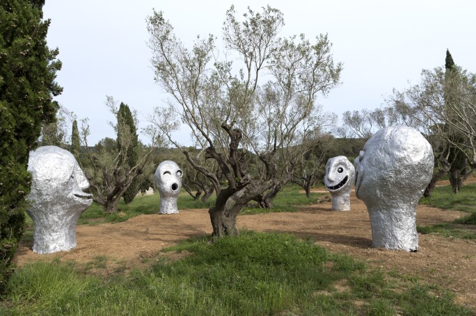 Ugo Rondinone, Four seasons, 2018. Photograph by Marc Domage.