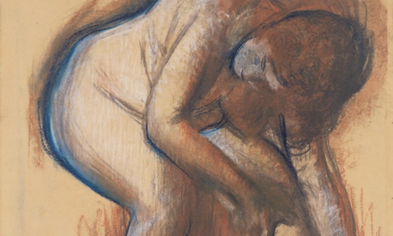 After the Bath, Woman Drying Her Leg (Après le bain, femme s’essuyant la jambe)