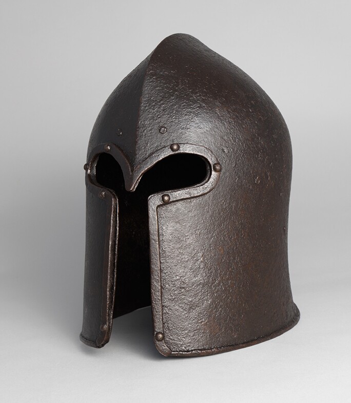 Sallet in the 'Corinthian' style. Probably made in Milan by Antonio Missaglia. North Italian, c. 1450–70.