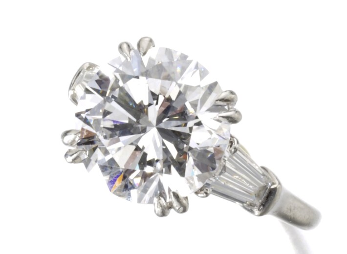Harry Winston E Flawless Diamond Ring