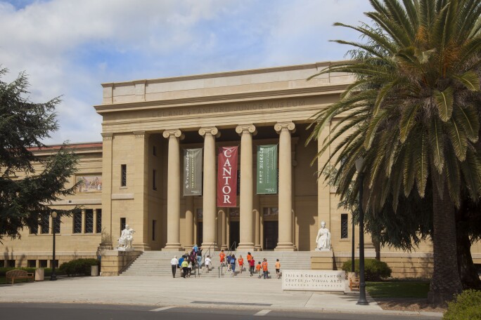 Exterior View, Iris and Gerald B. Cantor Arts Center