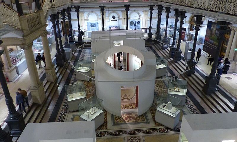 Interior view of the Kildare Street branch of the National Museum of Ireland